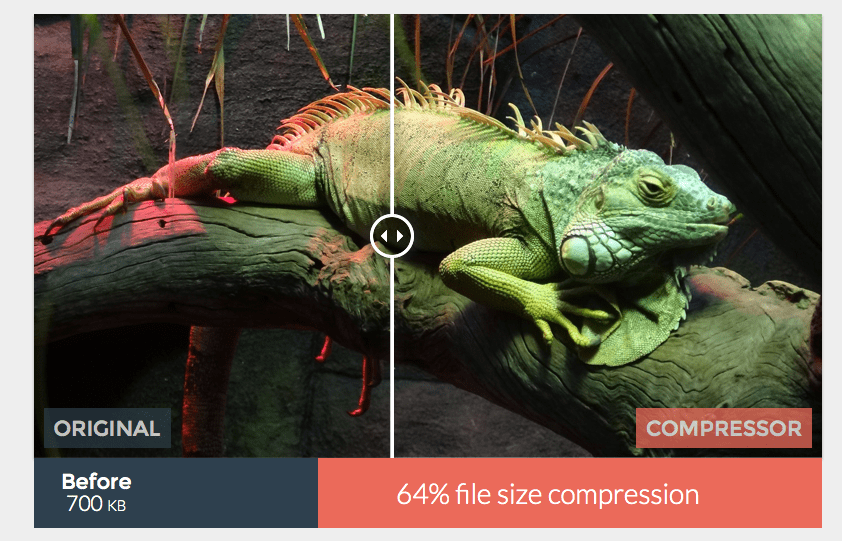 Compressor reduce image file size