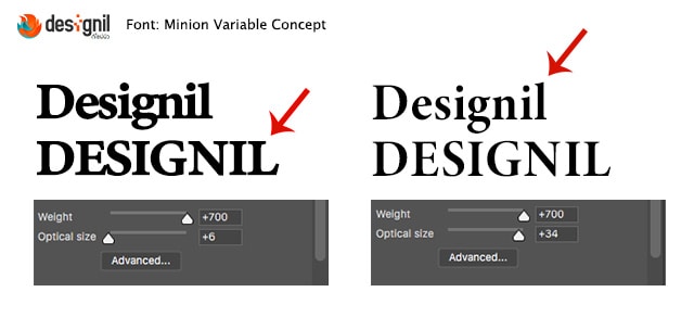designil - variable fonts