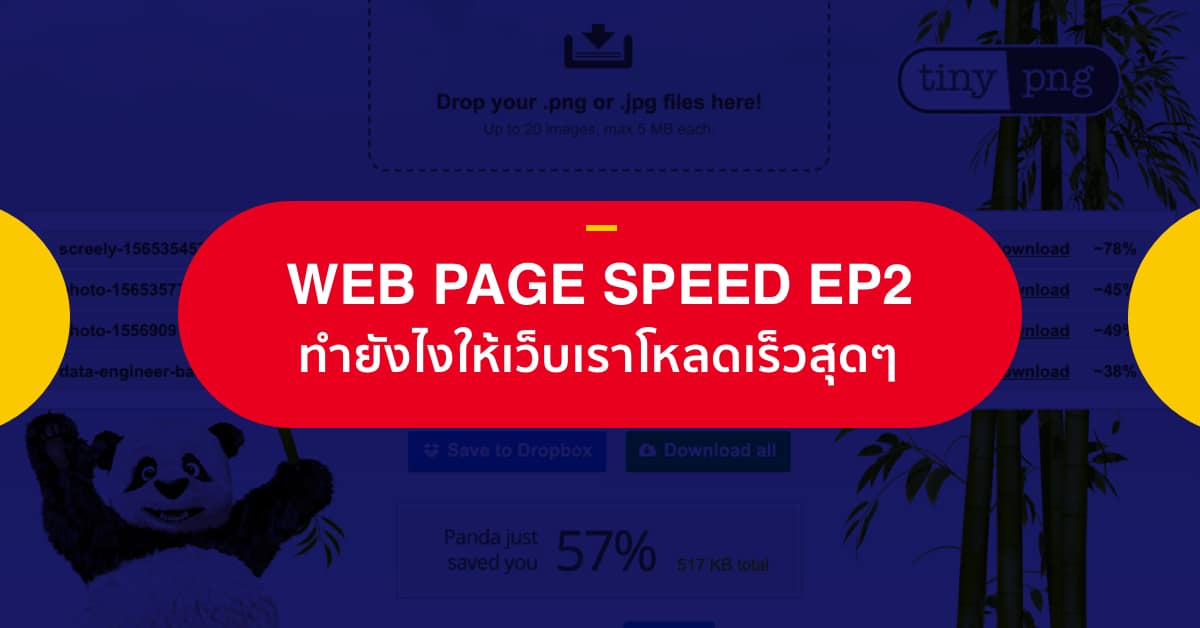 Web Page Speed: สรุป วิธีการ Optimise รูปภาพและวีดิโอให้โหลดเร็ว - Designil
