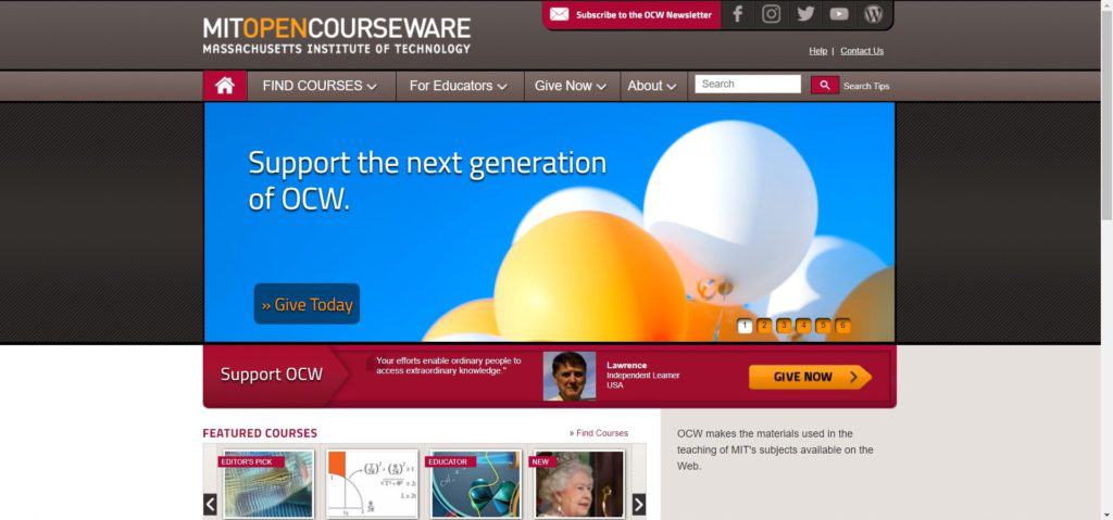 เรียนเขียนเว็บ MIT OpenCourseware web development