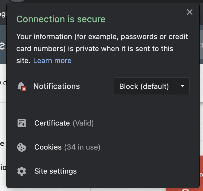 connection secure https