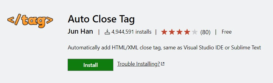auto close tag vscode extensions
