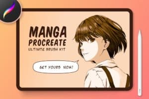 manga anime procreate brushes