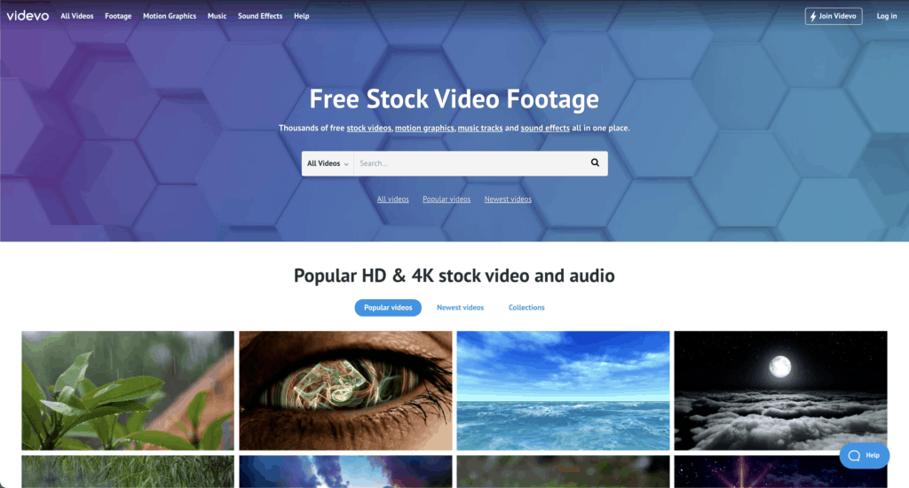 videvo footage free