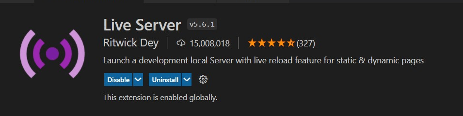 Live Server Extension HTML คือ 