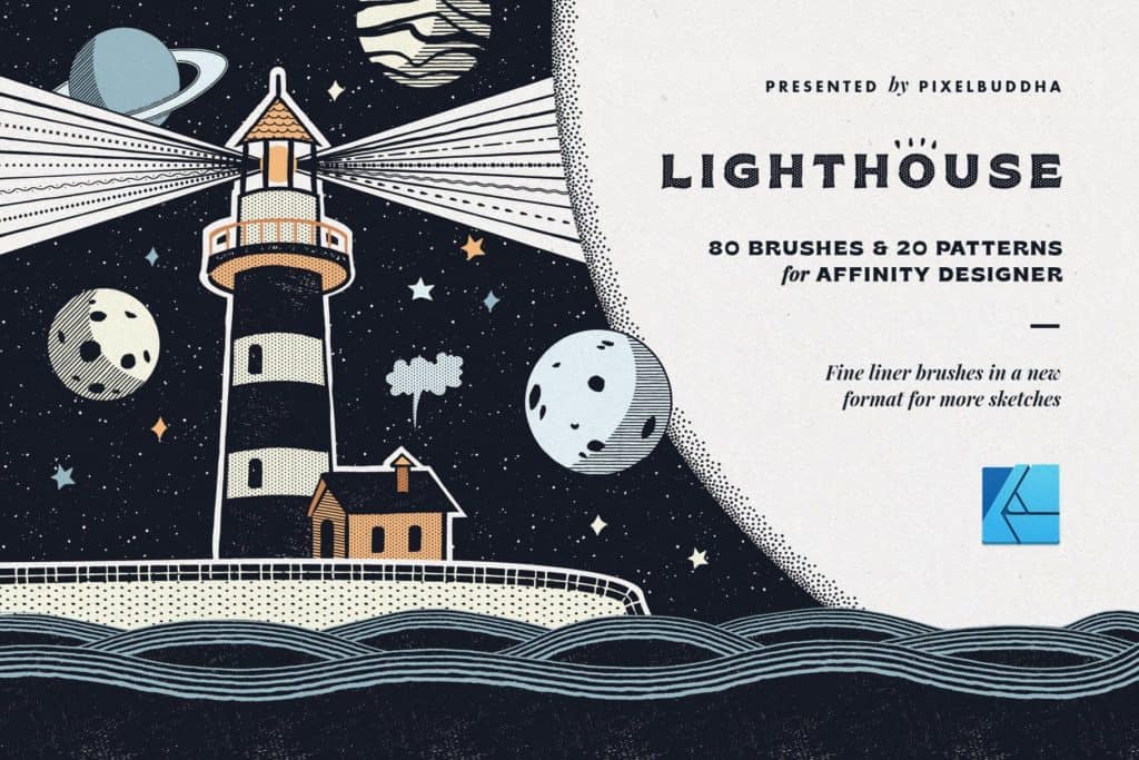 lighthouse liner affinity brushes