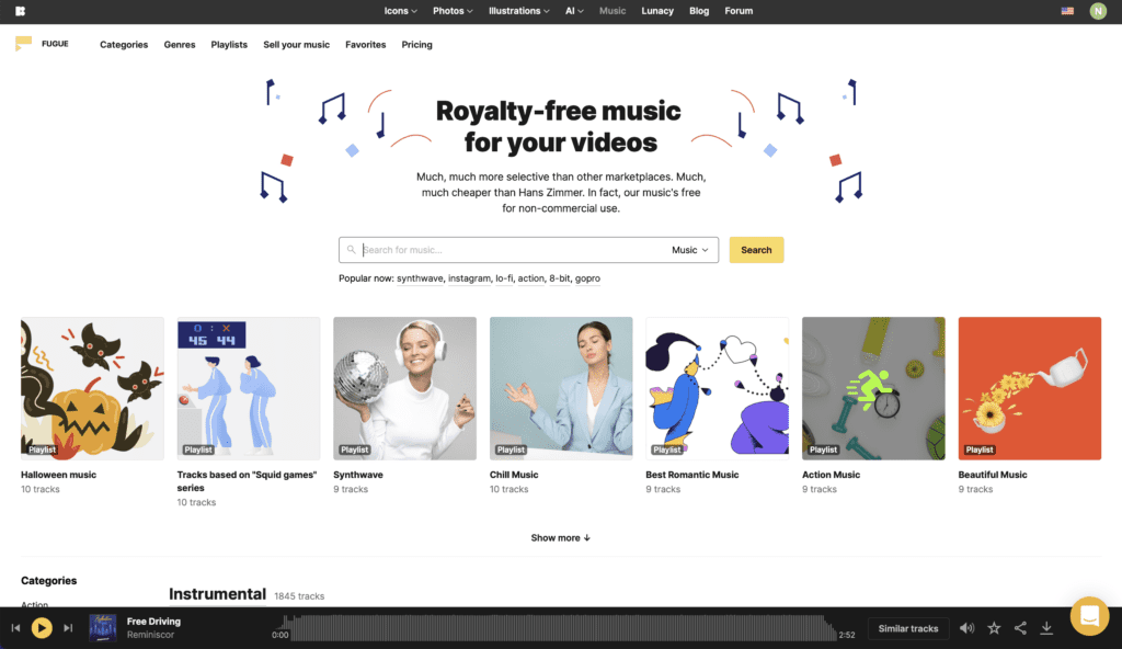 fugure free music royalty free