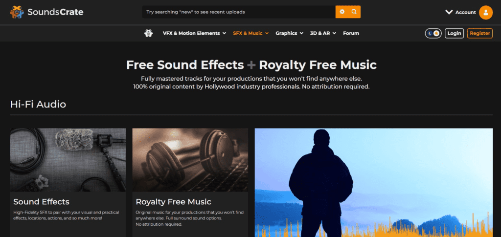 SoundsCrate Sound Effect ฟรี