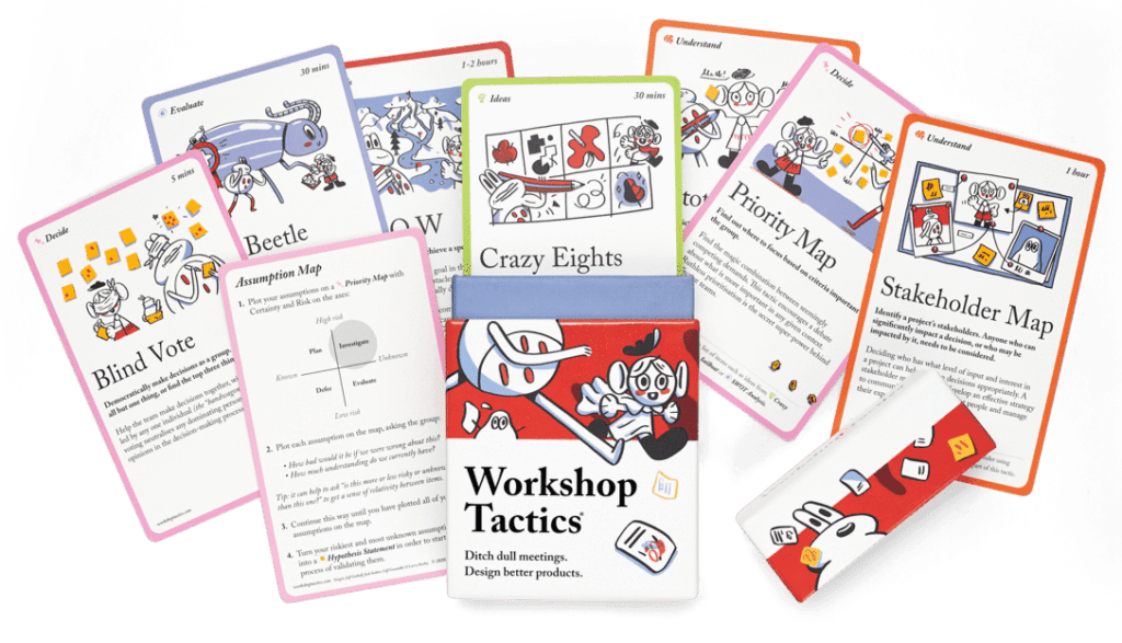 Workshop Tactics Box on cards