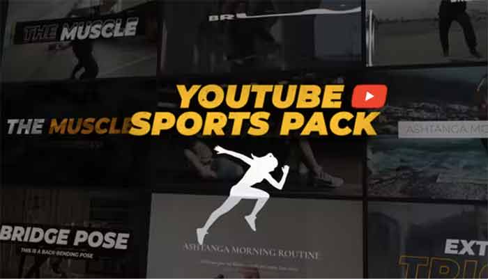youtube sports pack - Youtube Video Template สายกีฬา