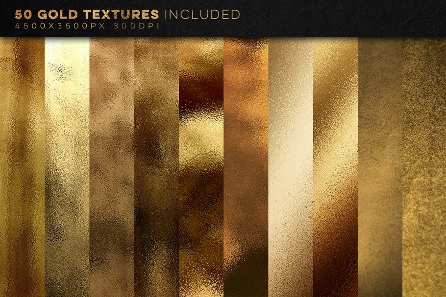 gold metallic textures