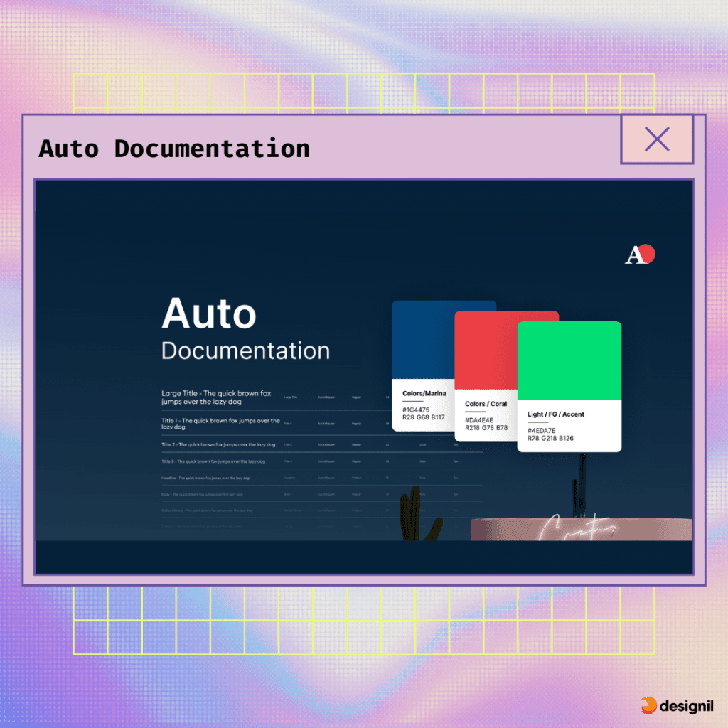Auto documentation Figma plugin for design system