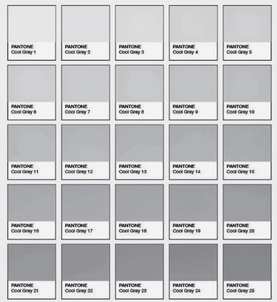 ในงาน UI เราจะไม่สร้างสีเทา 50 shades of grey เพราะว่ามันจัดการยาก