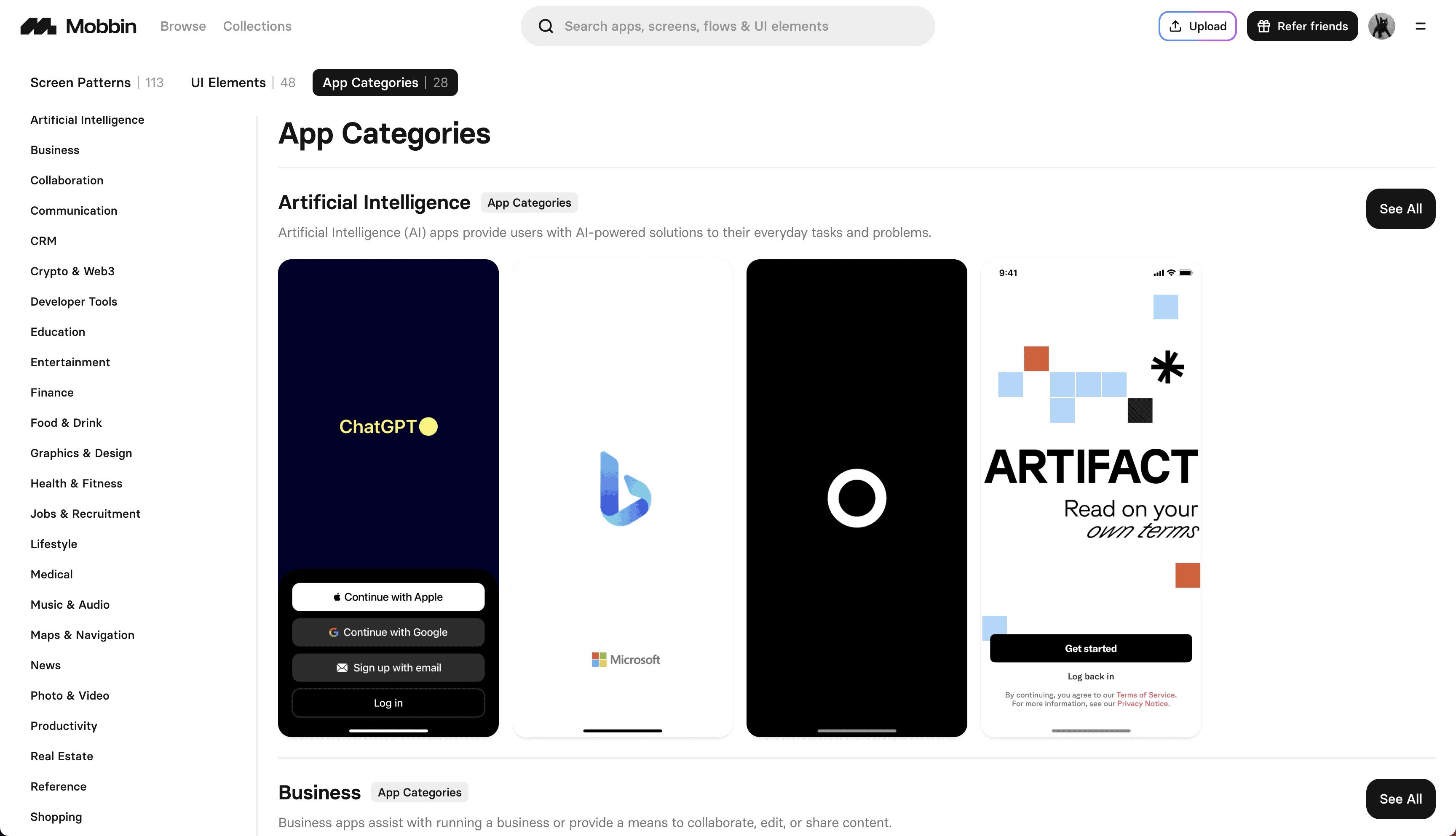 03 app categories