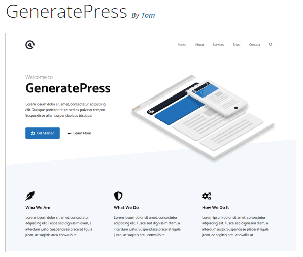 GeneratePress theme