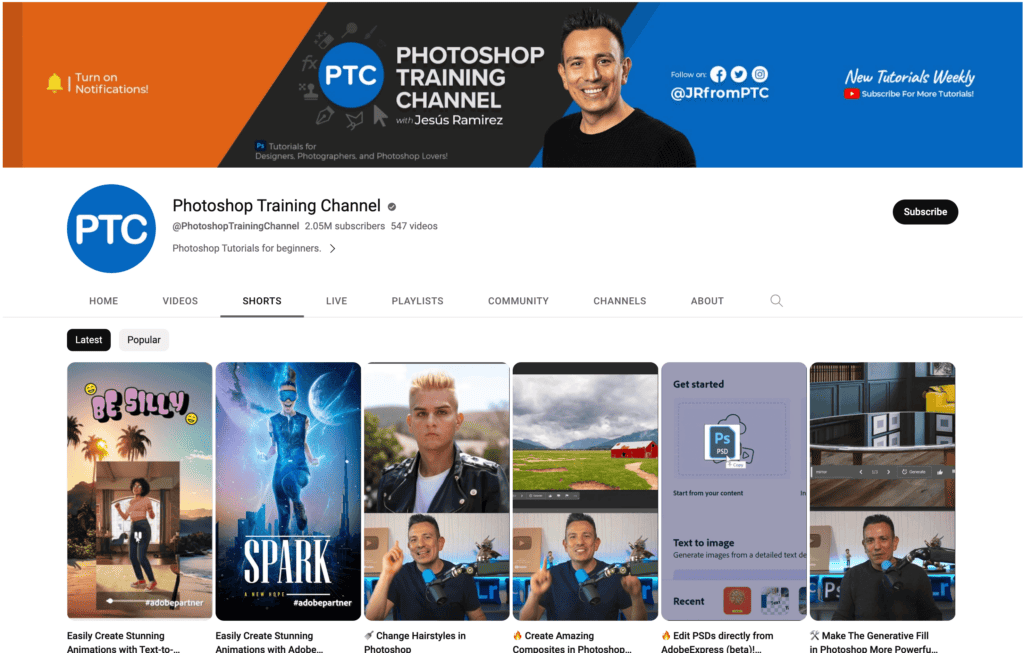 04 Photoshop Training Channel