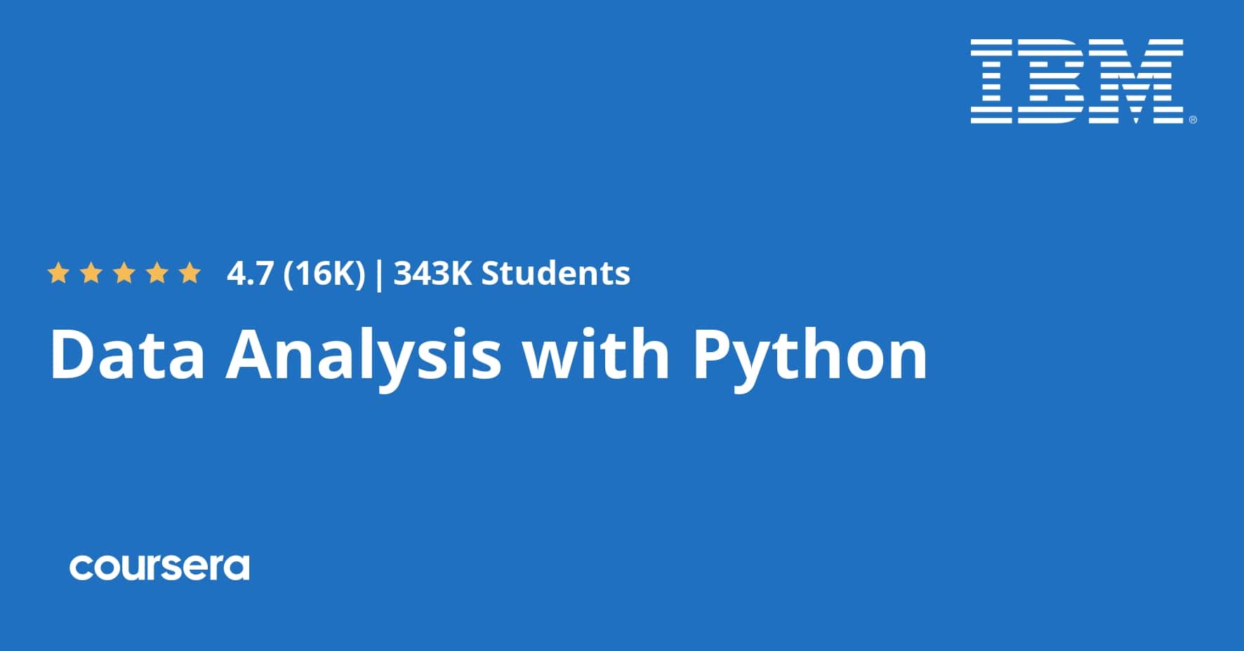 Data Analysis with Python | Coursera